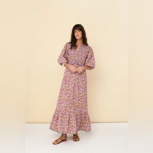 SONMER $250 MAGNOLIA DRESS ROSE